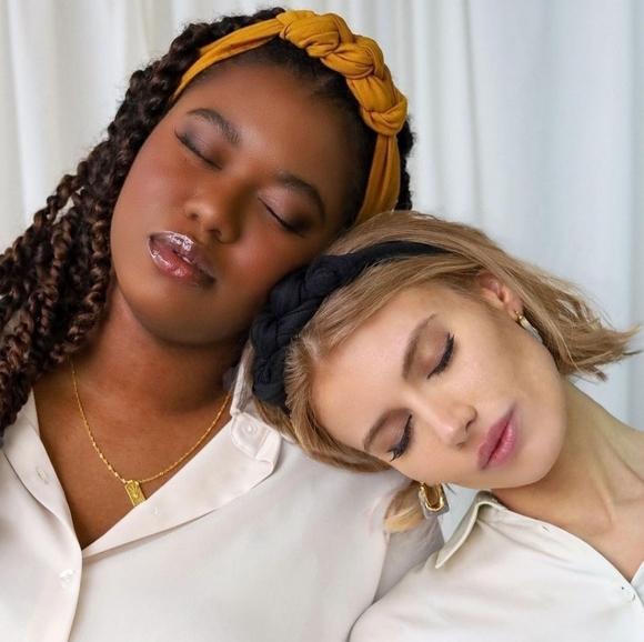 Gibou 3 knot headband in yellow - Picture 2 of 3